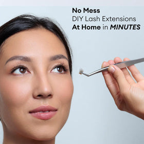 Silly George Pop-On Lashes Rosy close-up showing effortless, natural volume.
