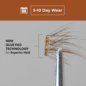 Silly George Pop-On Lashes 60-cluster box enables multiple looks.