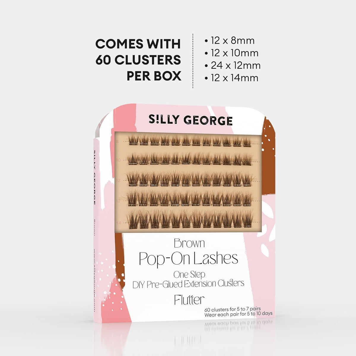 Vegan, cruelty-free Silly George lashes support ethical beauty.