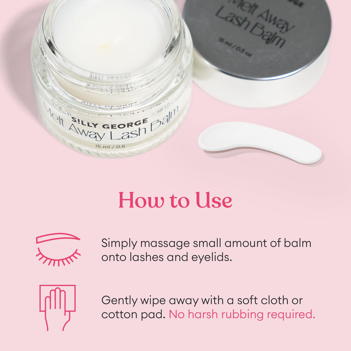 Silly George remover dissolves mascara and eyeliner without rubbing