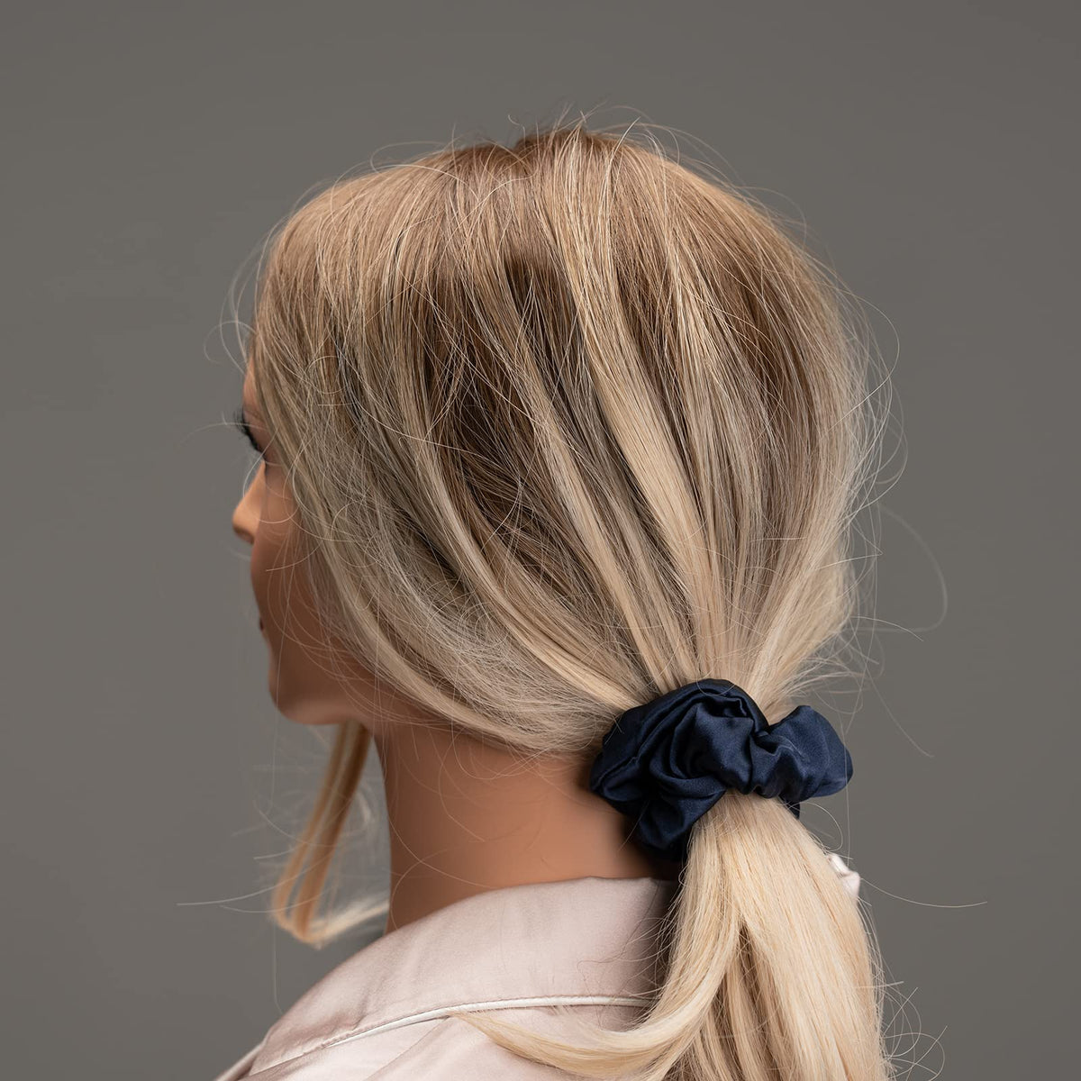 Silmer silk scrunchie three-color pack shows versatile styling options