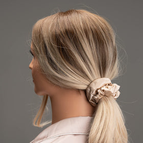 Silmer Silk Scrunchies elastic band detail demonstrates secure yet soft grip