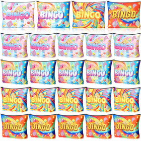 SilTriangle bingo makeup bags in multicolor design, ideal for party gifts