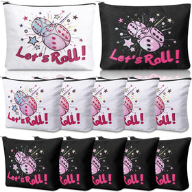 SilTriangle bunco gift bag with dice design for game night fun