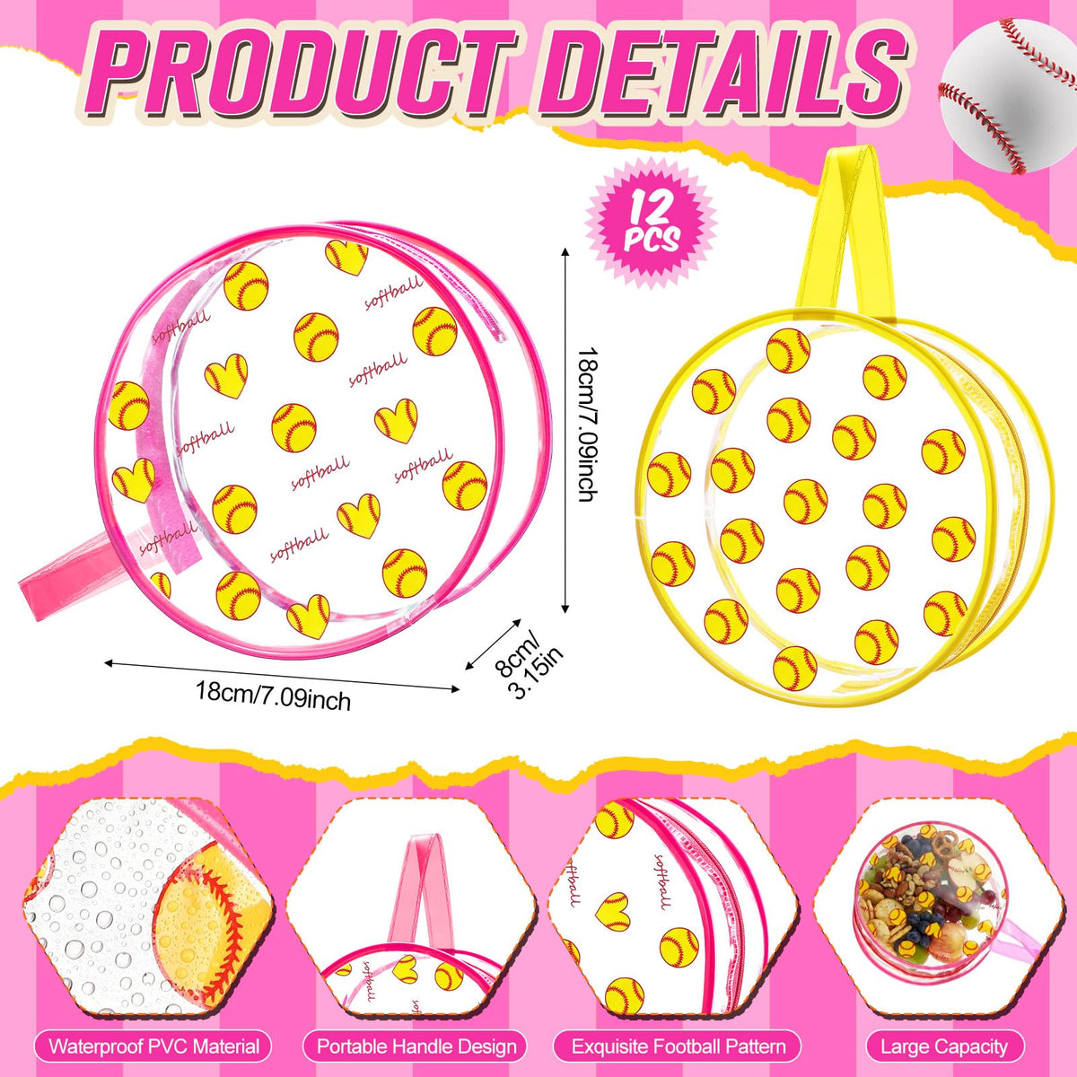 SilTriangle clear PVC travel case showing contents while preventing spills.