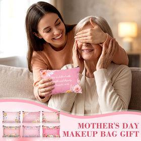 SilTriangle makeup bag used as travel organizer keeping toiletries neatly organized