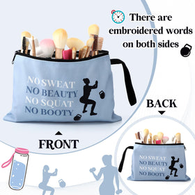 SilTriangle travel cosmetic bags for women; ideal gift for fitness lovers.