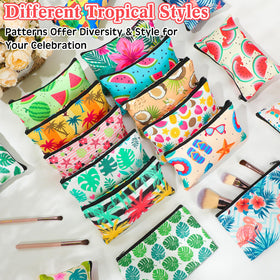 SilTriangle tropical makeup bag style 4 compact travel pouch