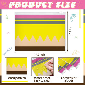 SilTriangle waterproof makeup pouches in yellow, protect cosmetics from spills.