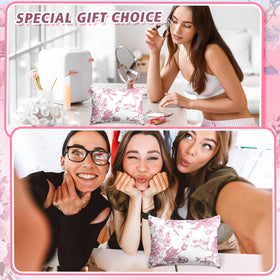 SilTriangle zippered makeup bag keeps items secure and accessible