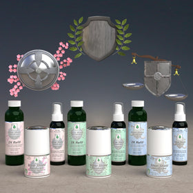 Fresh scent cue shown with Silver Shield deodorant on display.