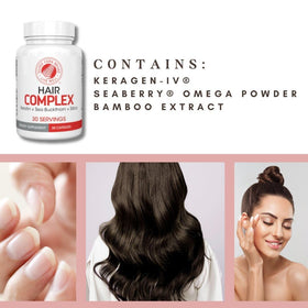 Silver Fern Hair Complex 30-day supply per bottle.