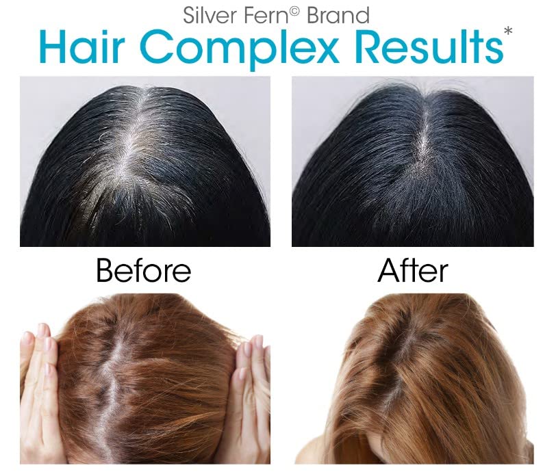 Silver Fern Hair Complex daily dose shown for easy routine.