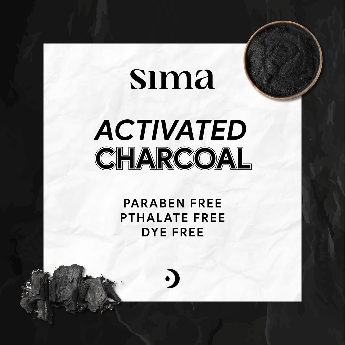 Pore-cleansing action hinted by the product in a simple shot.