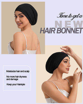 Gift-ready packaging by Simapu silk bonnet in an elegant box.