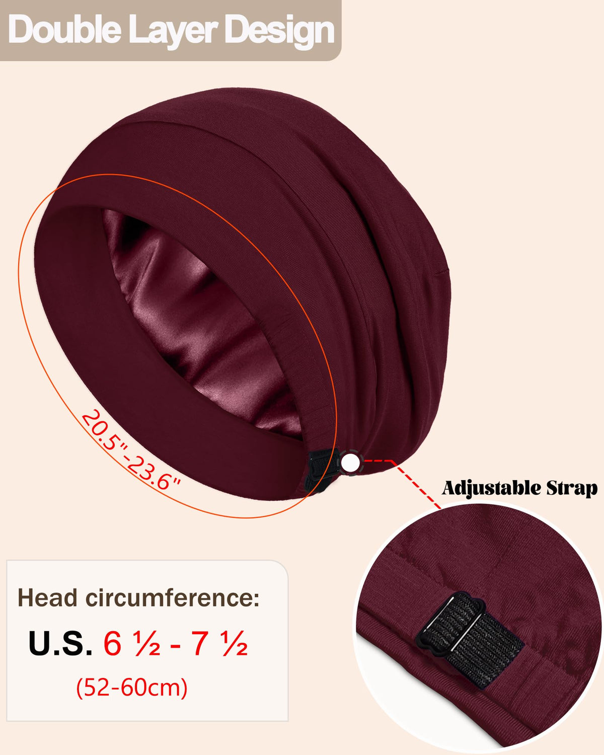 Simapu silk cap is versatile for sleep, spa, and travel.