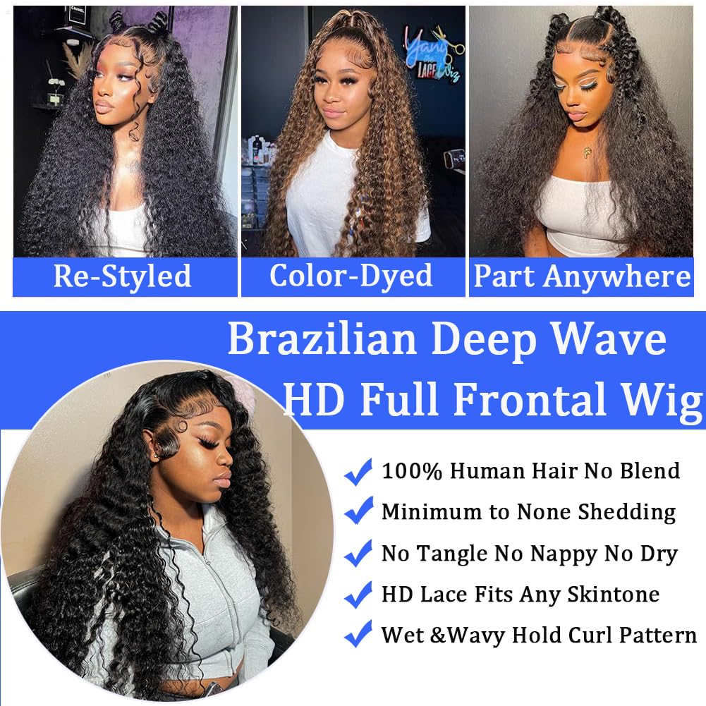 Simeider deep curly with baby hair for a natural edge