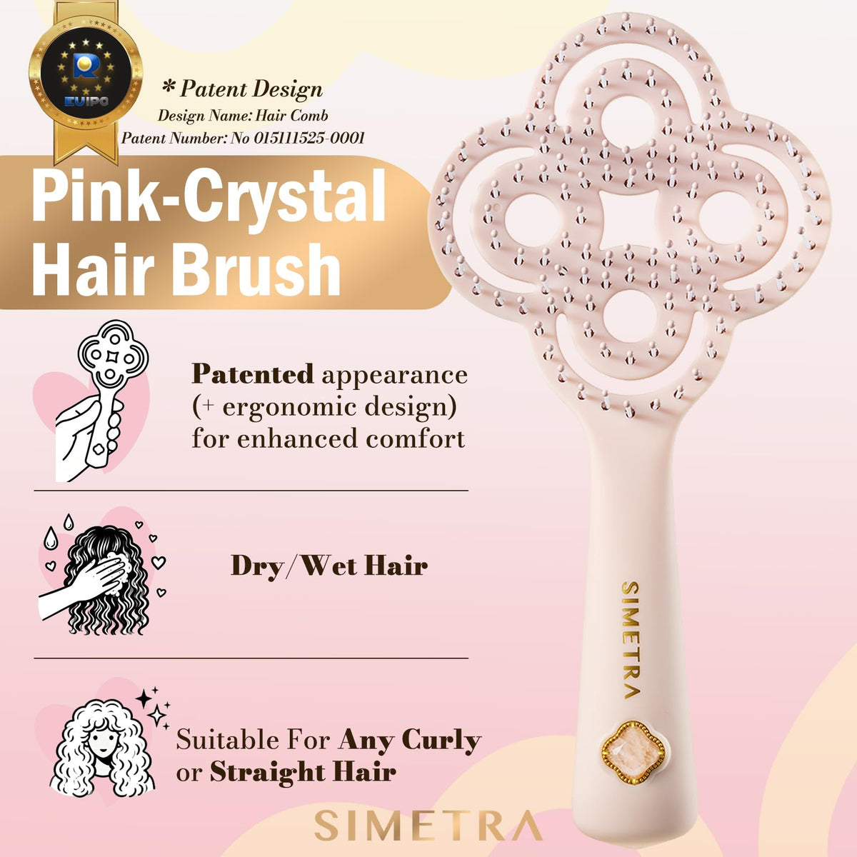 Simetra Gift Box presentation shows crystal-inspired packaging ready for gifting