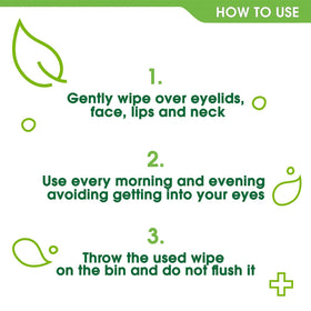 Leather pouch storage for Simple Kind to Skin wipes, portable