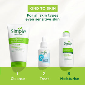 Simple Kind to Skin Replenishing Rich Moisturiser packaging carton