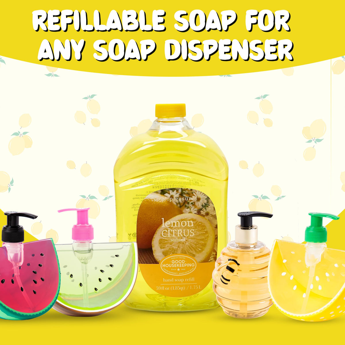 Simple Pleasures Jumbo 61.4 oz refill for cost-efficient long-term use.