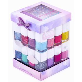 SIMPLE PLEASURES Unicorn gift-set box is ready for gifting to young nail-art lovers.