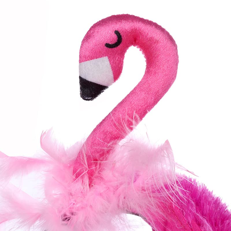 Simple Polymer Hawaii flamingo headband perfect beach or pool party accessory.