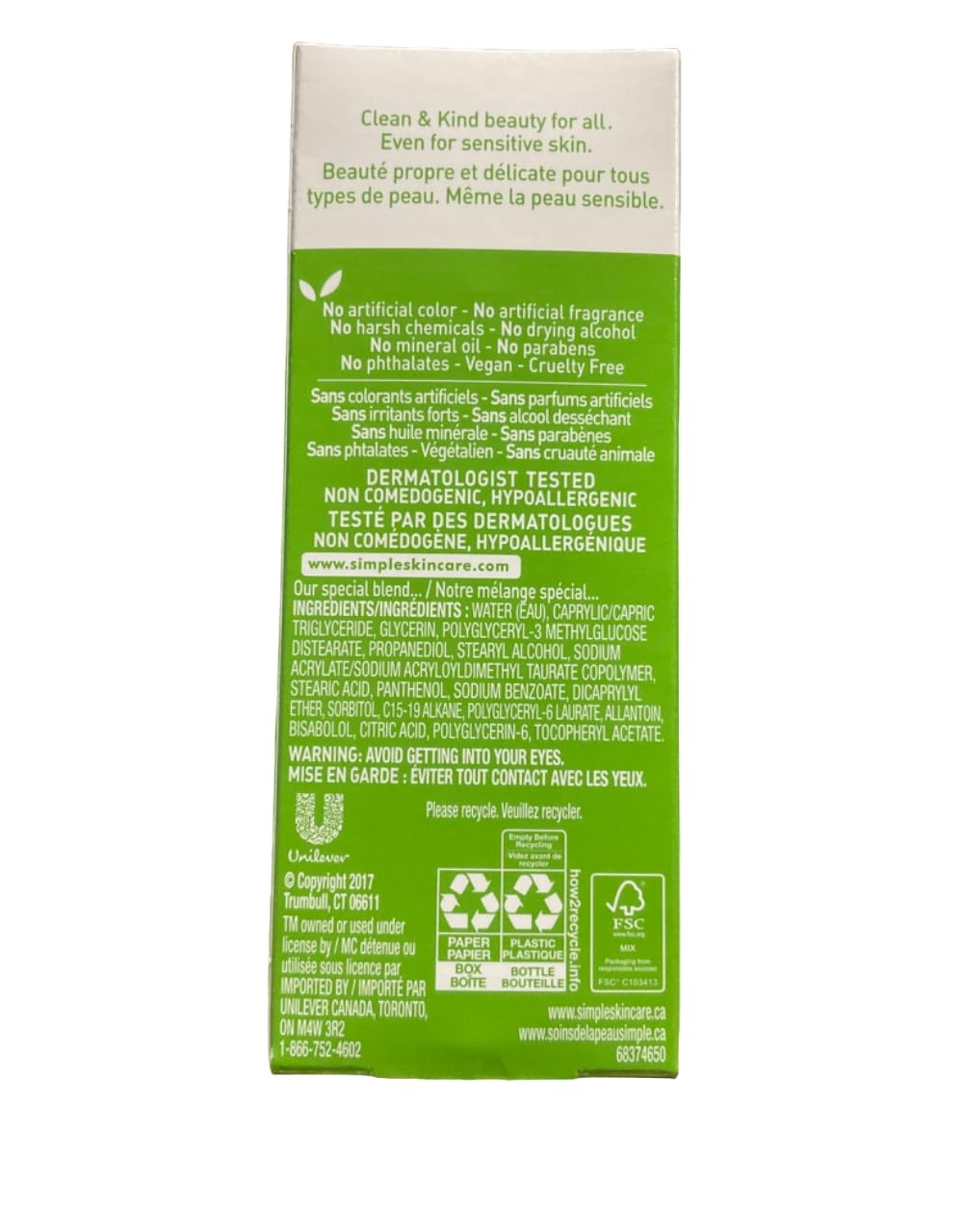 Simple Replenishing Rich Moisturizer pack of two boxes showing value and convenience