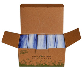 Simple Scents Australia lilac soap bars close-up creamy moisturizing lather.