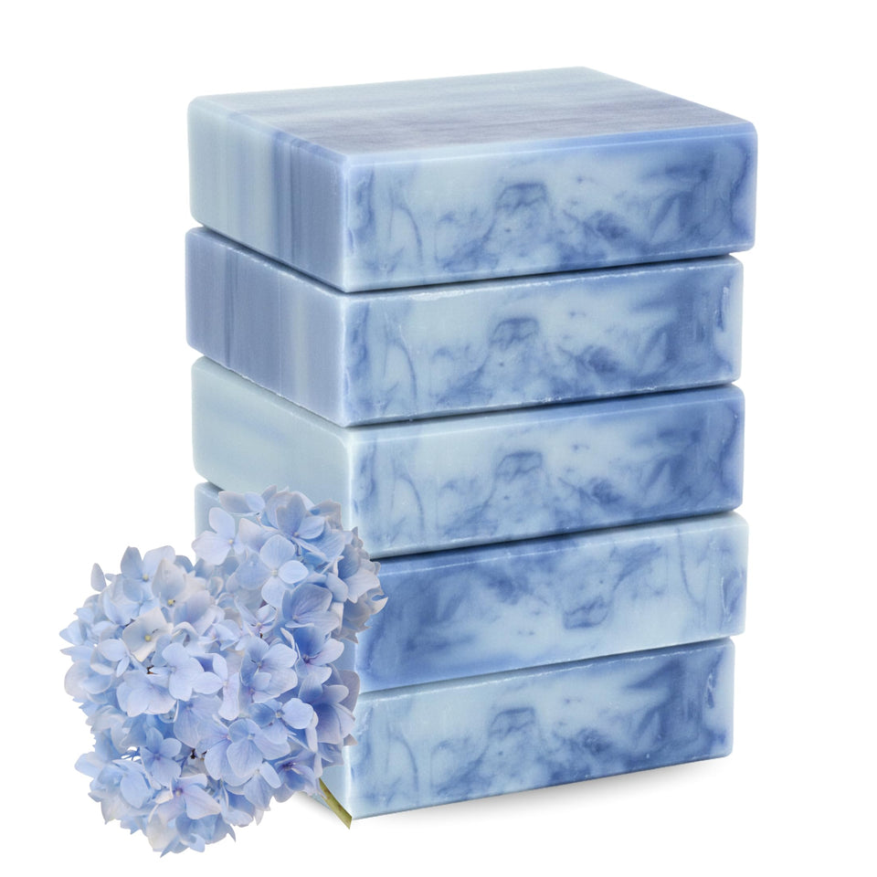 Simple Scents Australia lilac soap bars packaging for gifting and display.