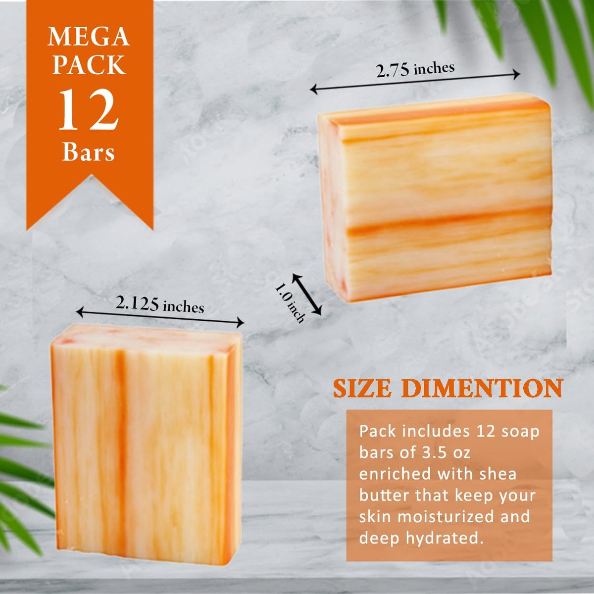 Gift-ready packaging of Simple Scents Australia Orange Zest soap bars