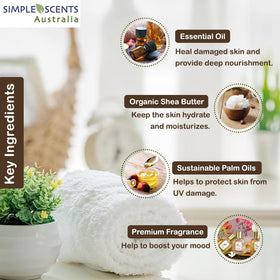 Simple Scents Australia organic shea butter enriched soap