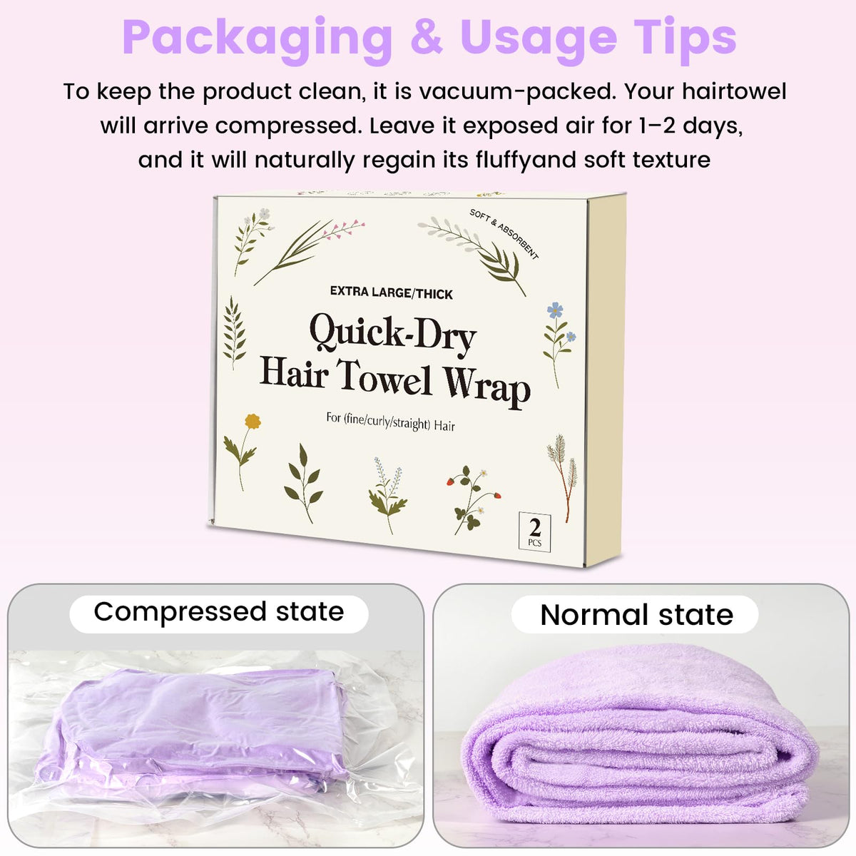 Simple Supplies travel-friendly towel wrap ideal for gym or spa