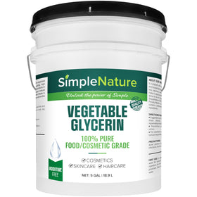 SimpleNature glycerin 5-gallon pour spout for easy dispensing in DIY projects