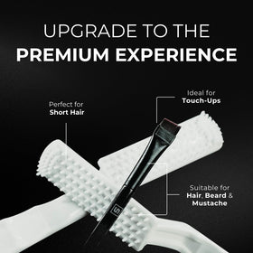 SIMPLER HAIR COLOR drip-free formula applied via included brush