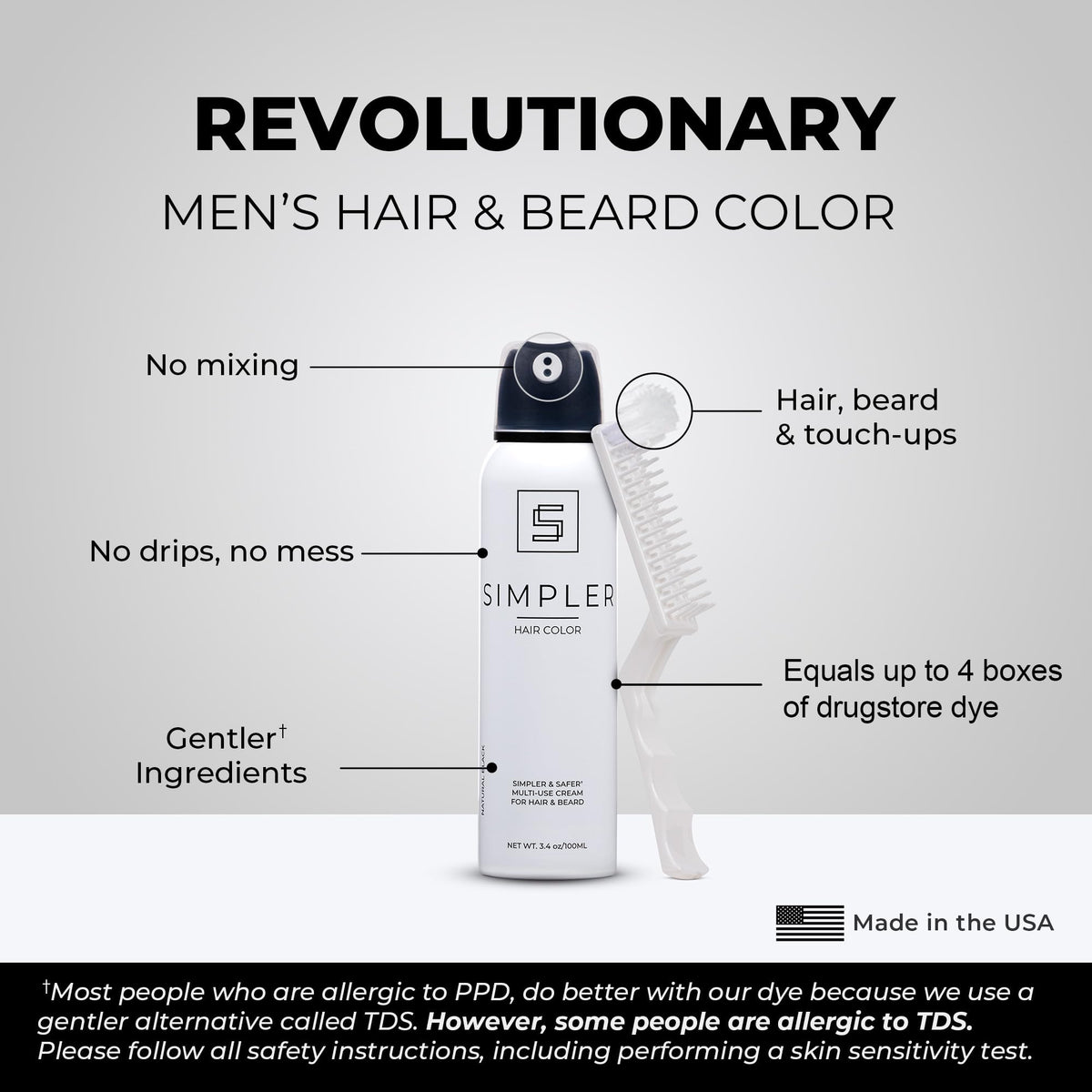 SIMPLER Hair Color offers fade-resistant results with longer-lasting color.