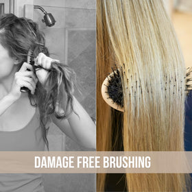 Simply Hair keratin and weft extensions compatibility allows gentle detangling.