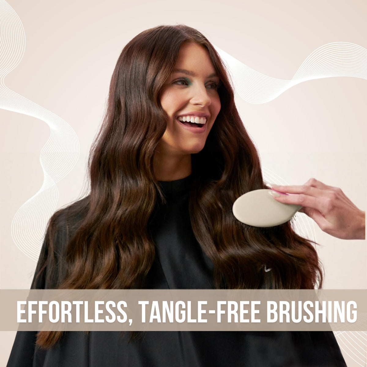 Simply Hair micro-ring extensions compatibility supports smooth brushing through bonds.