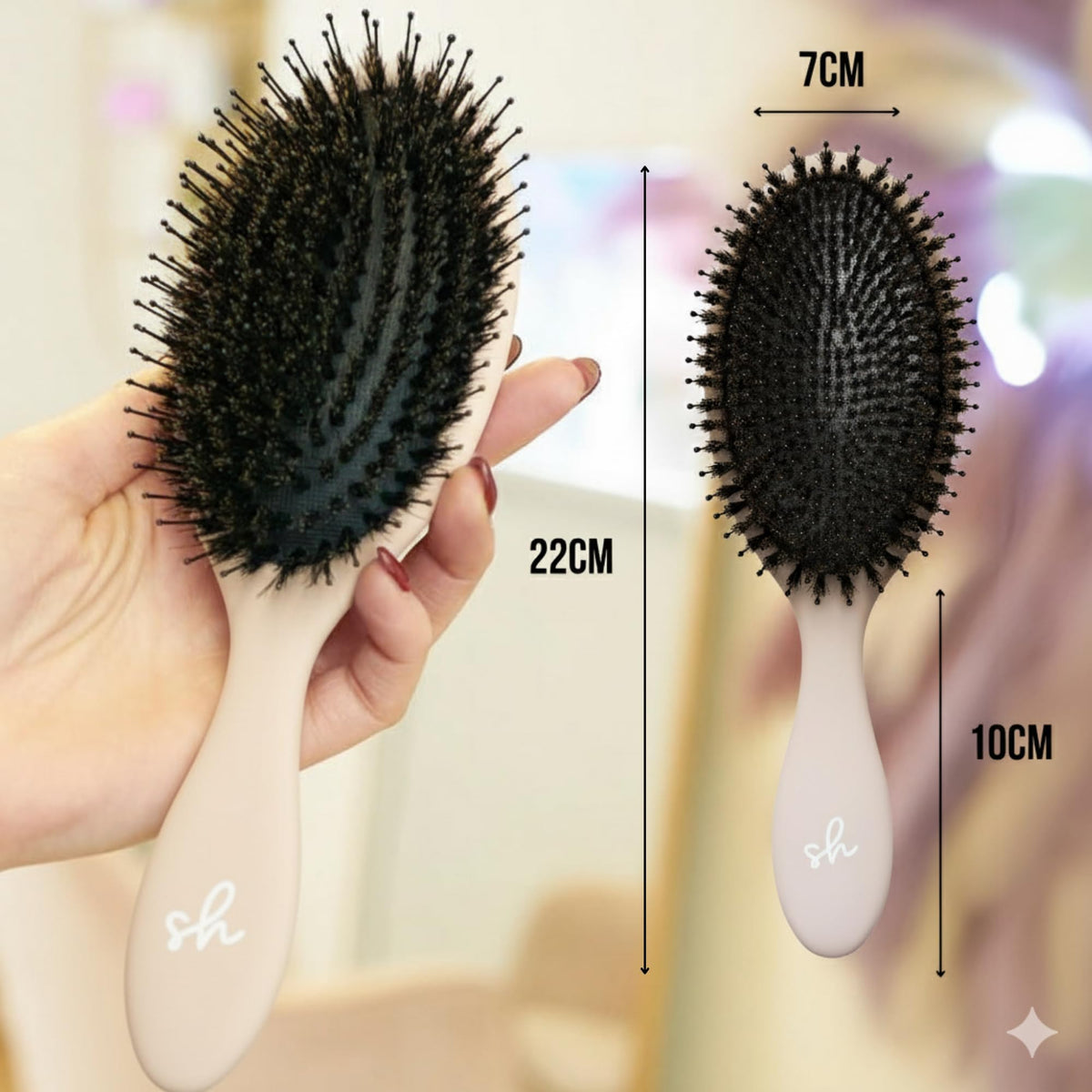 Simply Hair pain-free brushing action makes daily grooming easier.