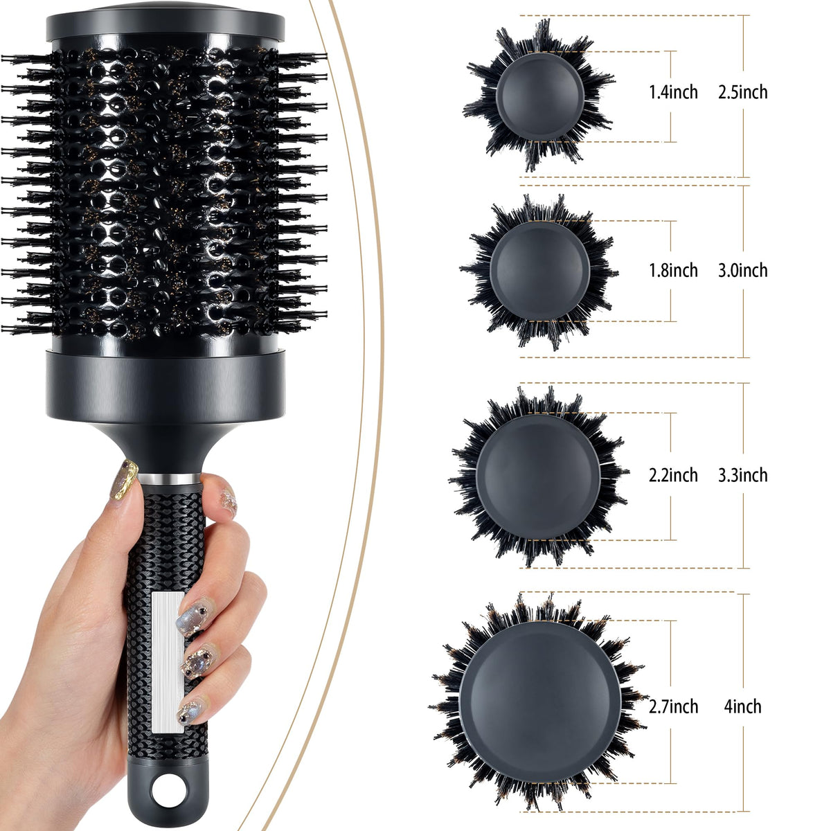 2.7 inch barrel ideal for straightening and long hair styling.