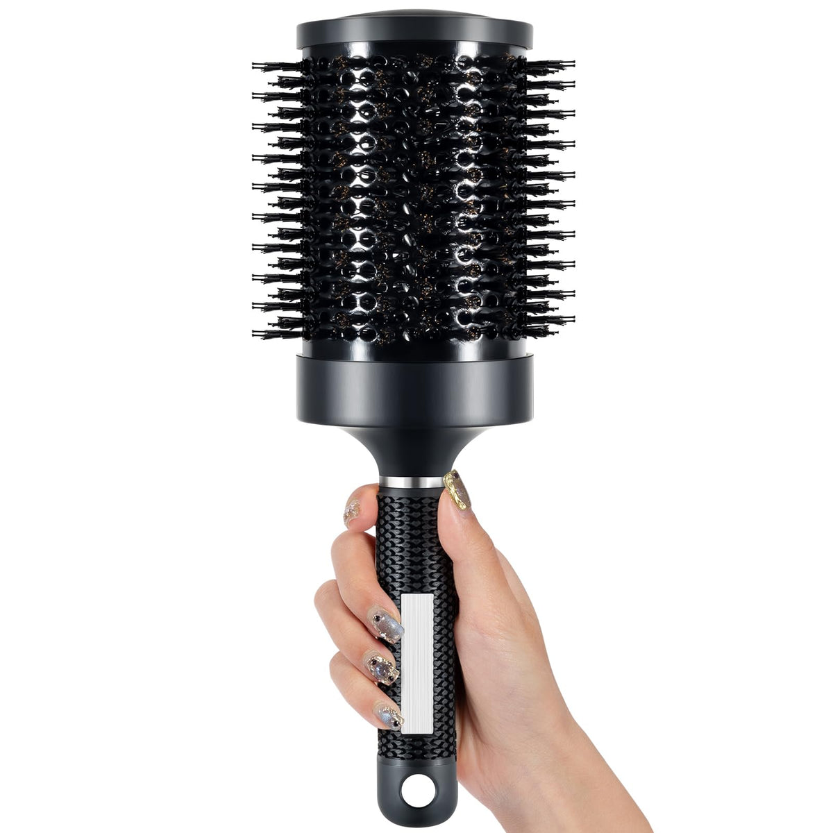 SIMPOR nano ceramic ionic barrel enhances shine during styling.