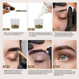 Simpout hair color spot kit at home use supports root touch ups and grey coverage.
