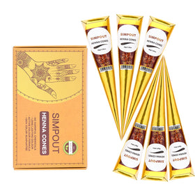 Simpout hair cone packaging for easy spot coloring at home.