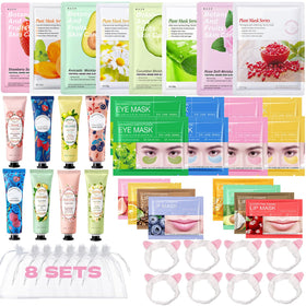 SIMSHOTUS spa kit facial masks deliver refreshing hydration for all skin types.