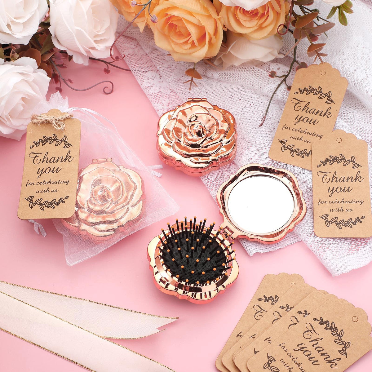 Singhoow wedding-rose-mirror-gift a stylish guest keepsake for weddings