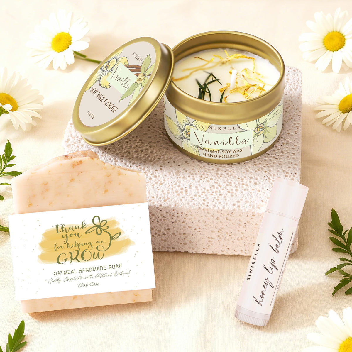 SINIRELLA lip balm, nourishing, portable self-care on the go.