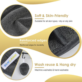 SINLAND reusable pads with laundry bag for mess free washing