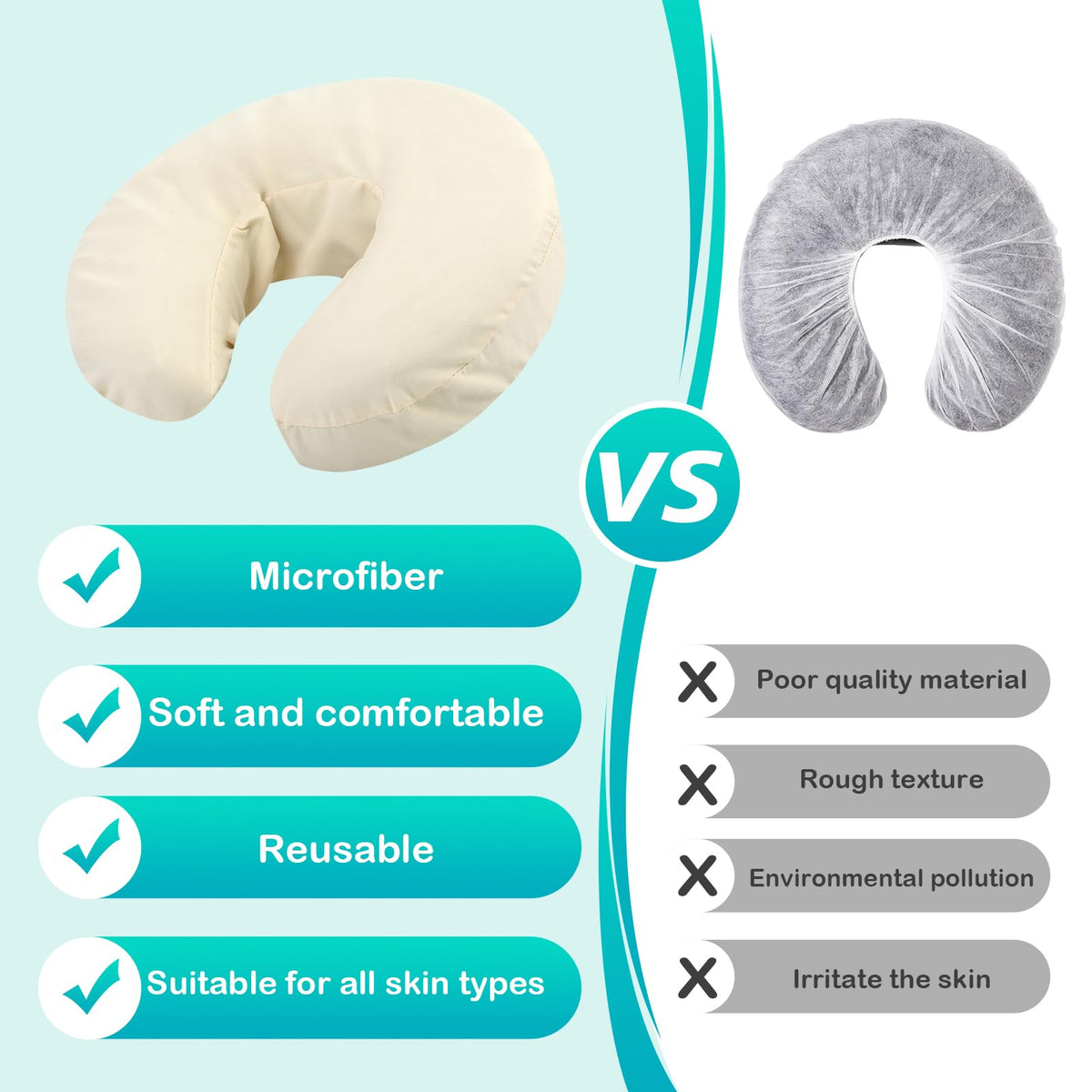 SINLAND durable microfiber cover resists wrinkles and oils between sessions.
