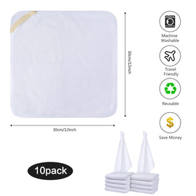 SINLAND microfiber face cloth close up showing soft texture for gentle exfoliation
