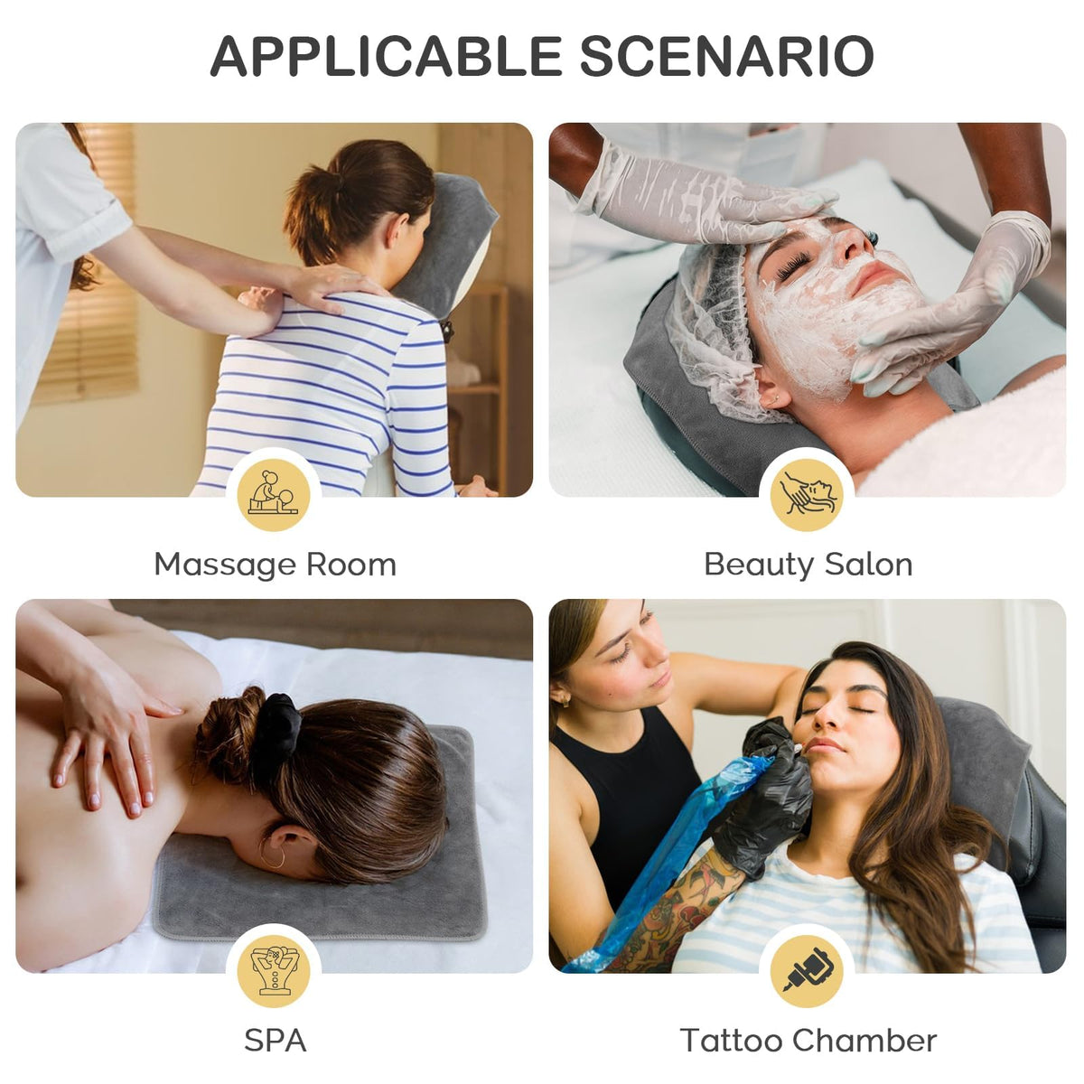 SINLAND skin-friendly microfiber reduces irritation during facial treatments